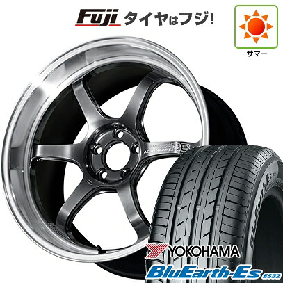 【新品国産車用5穴114.3】 夏タイヤ ホイール4本セット 225/50R18 ヨコハマ ブルーアース ES32 ヨコハマ アドバンレーシング R6 8J 18インチ(送料無料)|フジコーポレーション