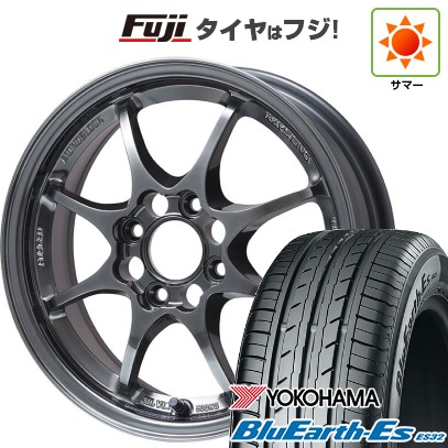 【新品 軽自動車】ソリオ ハスラー 夏タイヤ ホイール4本セット 165/70R14 ヨコハマ ブルーアース ES32 RAYS レイズ ボルクレーシング CE28N フジオリジナルカラー 5J 14インチ(送料無料)|フジコーポレーション