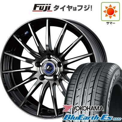 【新品国産車用5穴114.3】 夏タイヤ ホイール4本セット 215/55R17 ヨコハマ ブルーアース ES32 WEDS ウェッズ レオニス NAVIA 05 7J 17インチ(送料無料)｜フジコーポレーション