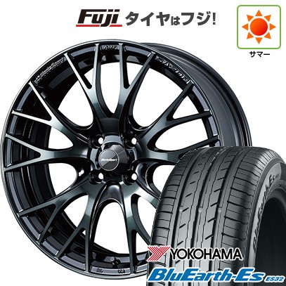 【新品国産車用4穴100】 夏タイヤ ホイール4本セット 195/55R16 ヨコハマ ブルーアース ES32 WEDS ウェッズスポーツ SA-20R 6.5J 16インチ(送料無料)