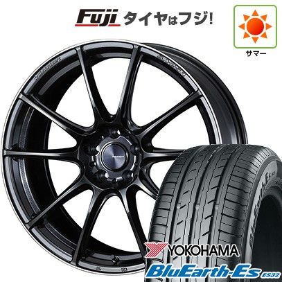 【新品国産車用5穴114.3】 夏タイヤ ホイール4本セット 245/40R19 ヨコハマ ブルーアース ES32 WEDS ウェッズスポーツ SA-25R 8.5J 19インチ(送料無料)