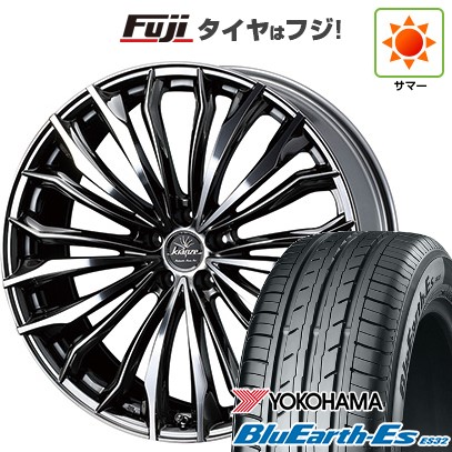 【新品国産車用5穴114.3】 夏タイヤ ホイール4本セット 215/45R18 ヨコハマ ブルーアース ES32 WEDS ウェッズ クレンツェ フェルゼン 358EVO 7.5J 18インチ(送料無料)|フジコーポレーション