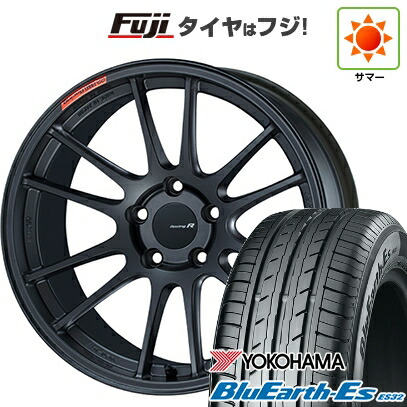 【新品国産車用5穴100】 夏タイヤ ホイール4本セット 215/40R18 ヨコハマ ブルーアース ES32 ENKEI エンケイ Racing Revolution GTC01 RR 8J 18インチ(送料無料)|フジコーポレーション