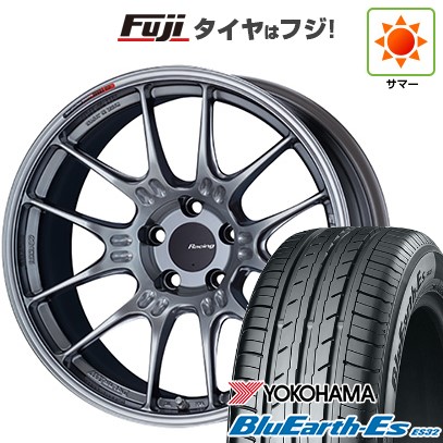 【新品国産車用5穴114.3】 夏タイヤ ホイール4本セット 245/40R19 ヨコハマ ブルーアース ES32 ENKEI エンケイ Racing GTC02 8.5J 19インチ(送料無料)