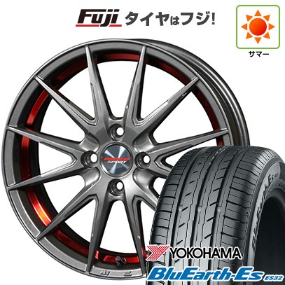 【新品 軽自動車】タフト ソリオ 夏タイヤ ホイール4本セット 165/65R15 ヨコハマ ブルーアース ES32 モンスタースポーツ VX12S 5J 15インチ(送料無料)|フジコーポレーション