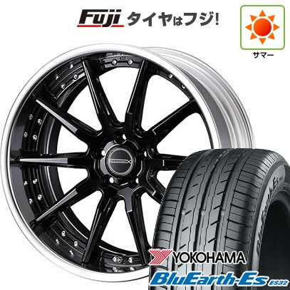 【新品国産車用5穴114.3】 夏タイヤ ホイール4本セット 215/45R18 ヨコハマ ブルーアース ES32 WEDS ウェッズ マーベリック 1410S 7.5J 18インチ(送料無料)|フジコーポレーション