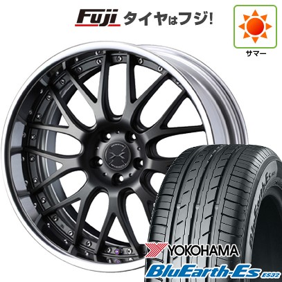 【新品国産車用5穴100】 夏タイヤ ホイール4本セット 215/40R18 ヨコハマ ブルーアース ES32 WEDS ウェッズ マーベリック 709M 8J 18インチ(送料無料)