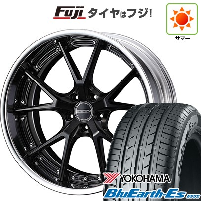 【新品国産車用5穴100】 夏タイヤ ホイール4本セット 225/40R18 ヨコハマ ブルーアース ES32 WEDS ウェッズ マーベリック 905S 8J 18インチ(送料無料)｜フジコーポレーション