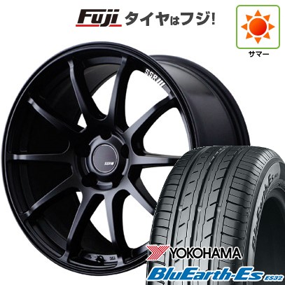 【新品国産車用5穴100】 夏タイヤ ホイール4本セット 225/60R17 ヨコハマ ブルーアース ES32 SSR GT GTV02 7J 17インチ(送料無料)|フジコーポレーション