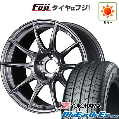 【新品国産車用5穴114.3】 夏タイヤ ホイール4本セット 225/50R18 ヨコハマ ブルーアース ES32 SSR GT GTX01 8J 18インチ(送料無料)｜フジコーポレーション