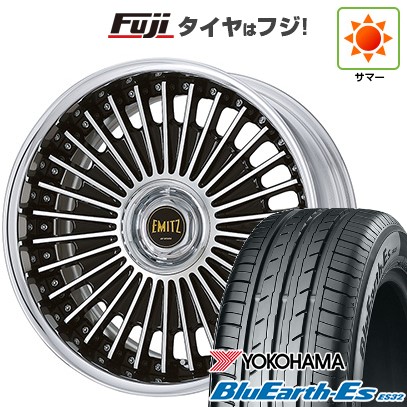 【新品国産車用5穴114.3】 夏タイヤ ホイール4本セット 225/35R19 ヨコハマ ブルーアース ES32 WORK ワーク イミッツ 8J 19インチ(送料無料)