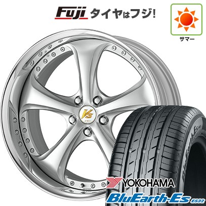 【新品国産車用5穴114.3】 夏タイヤ ホイール4本セット 225/55R18 ヨコハマ ブルーアース ES32 WORK ワーク VS VS-KF# 8J 18インチ(送料無料)