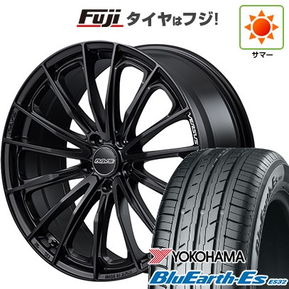 【新品国産車用5穴114.3】 夏タイヤ ホイール4本セット 215/50R17 ヨコハマ ブルーアース ES32 RAYS レイズ ベルサス ヴォウジェ SE 7J 17インチ(送料無料)