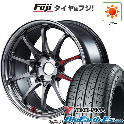 【新品国産車用5穴114.3】 夏タイヤ ホイール4本セット 225/50R18 ヨコハマ ブルーアース ES32 RAYS レイズ ボルクレーシング CE28N-plus SL 7.5J 18インチ(送料無料)｜フジコーポレーション