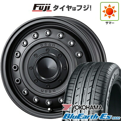【新品 軽自動車】 夏タイヤ ホイール4本セット 155/55R14 ヨコハマ ブルーアース ES32 クリムソン ディーン コロラド 4.5J 14インチ(送料無料)