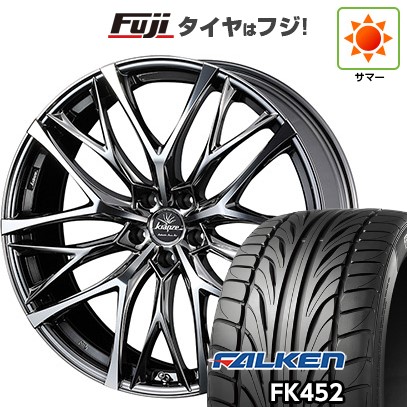 【新品国産車用5穴114.3】 夏タイヤ ホイール4本セット 265/30R22 ファルケン FK452 WEDS ウェッズ クレンツェ ウィーバル 100EVO 9J 22インチ(送料無料)