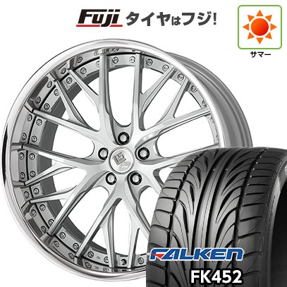 【新品国産車用5穴114.3】 夏タイヤ ホイール4本セット 265/30R22 ファルケン FK452 WORK ワーク LS バサラ 9J 22インチ(送料無料)