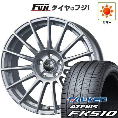 【新品国産車用5穴114.3】 夏タイヤ ホイール4本セット 235/60R18 ファルケン アゼニス FK510 SUV OZ スーパーツーリズモ LM 7.5J 18インチ(送料無料)