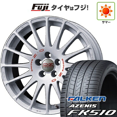 【新品国産車用5穴114.3】 夏タイヤ ホイール4本セット 235/60R18 ファルケン アゼニス FK510 SUV OZ スーパーツーリズモ WRC 8J 18インチ(送料無料)