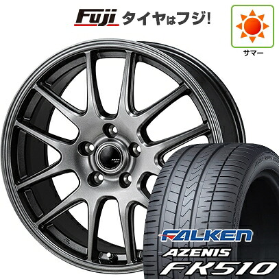 【新品国産車用5穴114.3】 夏タイヤ ホイール4本セット 235/60R18 ファルケン アゼニス FK510 SUV モンツァ ZACK JP-205 7.5J 18インチ(送料無料)