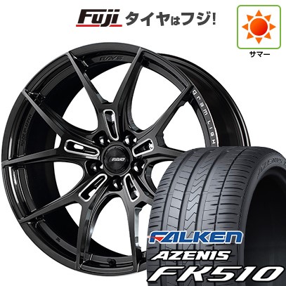 【新品国産車用5穴114.3】 夏タイヤ ホイール4本セット 215/35R19 ファルケン アゼニス FK510 RAYS レイズ グラムライツ 57FXZ 8J 19インチ(送料無料)