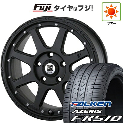 【新品国産車用5穴114.3】 夏タイヤ ホイール4本セット 235/60R18 ファルケン アゼニス FK510 SUV MLJ エクストリームJ 8J 18インチ(送料無料)｜フジコーポレーション