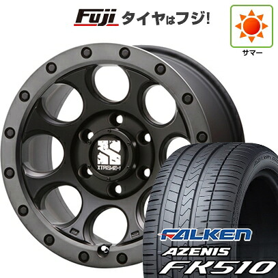 【新品国産車用5穴114.3】 夏タイヤ ホイール4本セット 235/60R18 ファルケン アゼニス FK510 SUV MLJ エクストリームJ XJ03 8J 18インチ(送料無料)