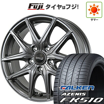 【新品国産車用5穴114.3】 夏タイヤ ホイール4本セット 235/60R18 ファルケン アゼニス FK510 SUV トピー シビラ NEXT F05 7.5J 18インチ(送料無料)|フジコーポレーション