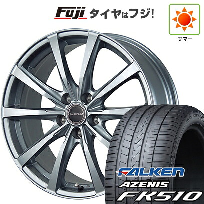 【新品国産車用5穴114.3】 夏タイヤ ホイール4本セット 235/60R18 ファルケン アゼニス FK510 SUV ブリヂストン バルミナ LS10 7.5J 18インチ(送料無料)