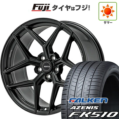 【新品国産車用5穴114.3】 夏タイヤ ホイール4本セット 235/60R18 ファルケン アゼニス FK510 SUV OZ SPARCO FF3 8J 18インチ(送料無料)