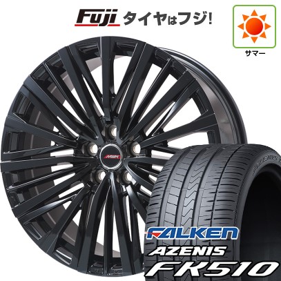 【新品国産車用5穴114.3】 夏タイヤ ホイール4本セット 215/35R19 ファルケン アゼニス FK510 プレミックス MER-V グロスブラック 8J 19インチ(送料無料)