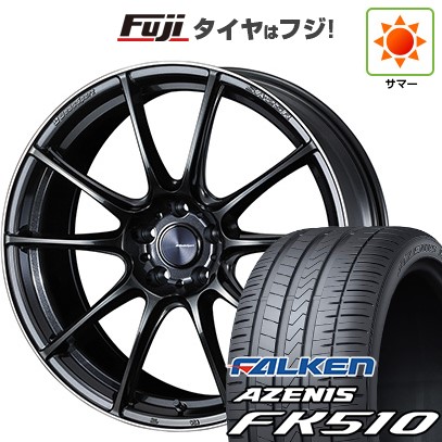 【新品国産車用5穴114.3】 夏タイヤ ホイール4本セット 215/35R19 ファルケン アゼニス FK510 WEDS ウェッズスポーツ SA-25R 8J 19インチ(送料無料)|フジコーポレーション
