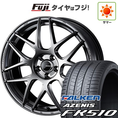 【新品国産車用5穴114.3】 夏タイヤ ホイール4本セット 215/35R19 ファルケン アゼニス FK510 WEDS ウェッズスポーツ SA-27R 8J 19インチ(送料無料)|フジコーポレーション