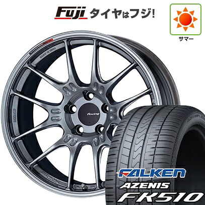 【新品国産車用5穴114.3】 夏タイヤ ホイール4本セット 235/60R18 ファルケン アゼニス FK510 SUV ENKEI エンケイ Racing GTC02 8J 18インチ(送料無料)
