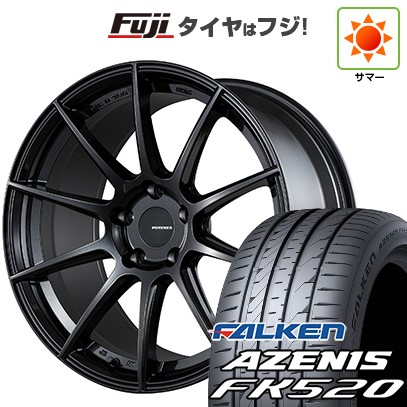 【新品国産車用5穴114.3】 夏タイヤ ホイール4本セット 225/55R19 ファルケン アゼニス FK520L ブリヂストン ポテンザ SW010 8J 19インチ(送料無料)
