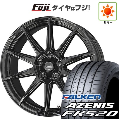 【新品国産車用5穴114.3】 夏タイヤ ホイール4本セット 235/50R18 ファルケン アゼニス FK520L 共豊 サーキュラー C10R 8J 18インチ(送料無料)