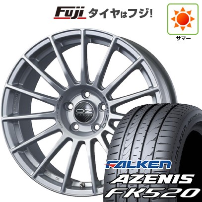【新品国産車用5穴100】 夏タイヤ ホイール4本セット 225/40R18 ファルケン アゼニス FK520L OZ スーパーツーリズモ LM 7.5J 18インチ(送料無料)