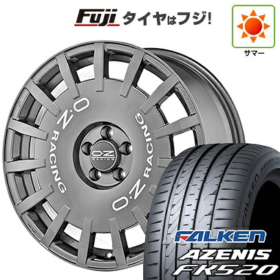 【新品国産車用5穴114.3】 夏タイヤ ホイール4本セット 215/50R18 ファルケン アゼニス FK520L OZ ラリーレーシング 7.5J 18インチ(送料無料)|フジコーポレーション