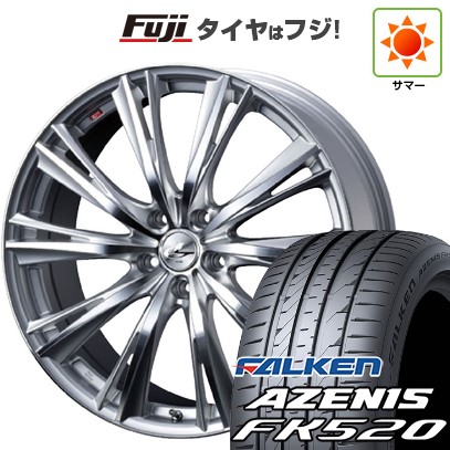 【新品国産車用5穴114.3】 夏タイヤ ホイール4本セット 245/40R20 ファルケン アゼニス FK520L WEDS ウェッズ レオニス WX 20インチ(送料無料)|フジコーポレーション