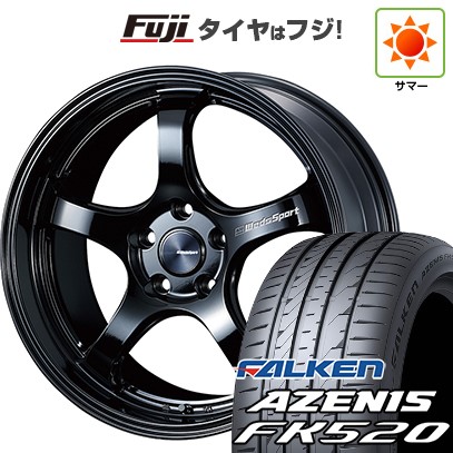 【新品国産車用5穴114.3】 夏タイヤ ホイール4本セット 245/45R19 ファルケン アゼニス FK520L WEDS ウェッズスポーツ RN-05M 8J 19インチ(送料無料)｜フジコーポレーション