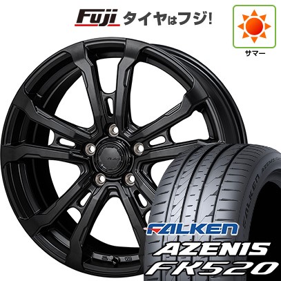 【新品国産車用5穴114.3】 夏タイヤ ホイール4本セット 215/50R18 ファルケン アゼニス FK520L モンツァ HI-BLOCK ヴィラス 7.5J 18インチ(送料無料)