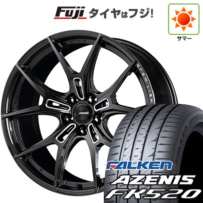 【新品国産車用5穴114.3】 夏タイヤ ホイール4本セット 235/55R19 ファルケン アゼニス FK520L RAYS レイズ グラムライツ 57FXZ 8J 19インチ(送料無料)
