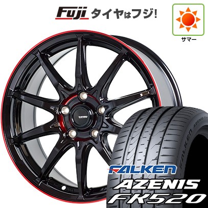 【新品国産車用5穴114.3】 夏タイヤ ホイール4本セット 235/55R18 ファルケン アゼニス FK520L ホットスタッフ ジースピード P-05R 7J 18インチ(送料無料)