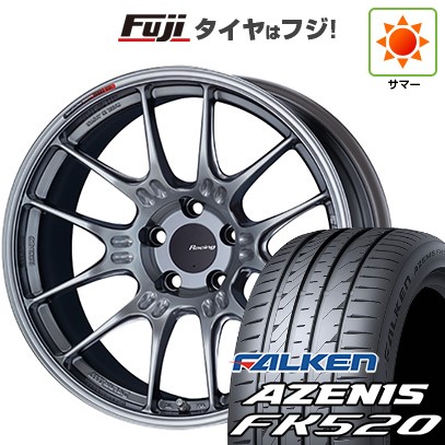 【新品国産車用5穴114.3】 夏タイヤ ホイール4本セット 225/45R19 ファルケン アゼニス FK520L ENKEI エンケイ Racing GTC02 8J 19インチ(送料無料)