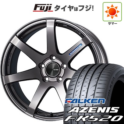 【新品国産車用5穴114.3】 夏タイヤ ホイール4本セット 235/50R18 ファルケン アゼニス FK520L ENKEI エンケイ PerformanceLine PF07 8J 18インチ(送料無料)|フジコーポレーション