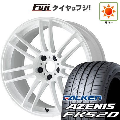 【新品国産車用5穴114.3】 夏タイヤ ホイール4本セット 235/50R18 ファルケン アゼニス FK520L WORK ワーク エモーション ZR7 7.5J 18インチ(送料無料)｜フジコーポレーション