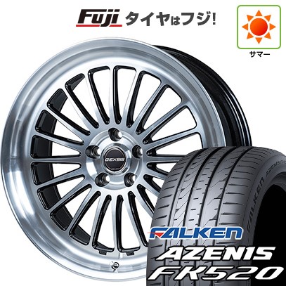【新品国産車用5穴114.3】 夏タイヤ ホイール4本セット 245/35R21 ファルケン アゼニス FK520L モンツァ ジェクシス GF020 8.5J 21インチ(送料無料)