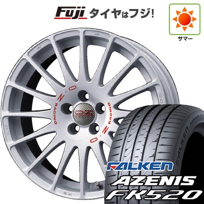 【新品国産車用5穴114.3】 夏タイヤ ホイール4本セット 225/55R18 ファルケン アゼニス FK520L OZ スーパーツーリズモ WRC 8J 18インチ(送料無料)｜フジコーポレーション 160,300円