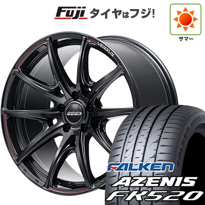 【新品国産車用5穴114.3】 夏タイヤ ホイール4本セット 245/40R19 ファルケン アゼニス FK520L RAYS レイズ ベルサス VV25R 8.5J 19インチ(送料無料)
