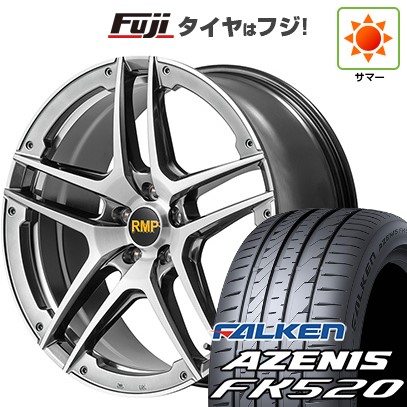 【新品国産車用5穴114.3】 夏タイヤ ホイール4本セット 225/40R19 ファルケン アゼニス FK520L MID WHEELS MID EXCLUSIVE 025SV 7.5J 19インチ(送料無料)
